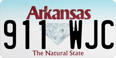 AR license plate 911WJC