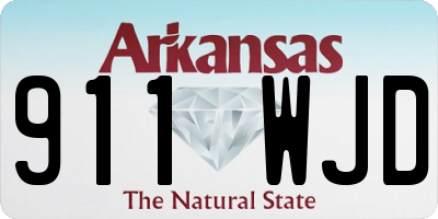 AR license plate 911WJD