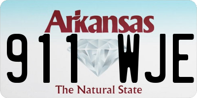 AR license plate 911WJE