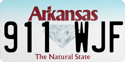 AR license plate 911WJF