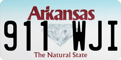 AR license plate 911WJI