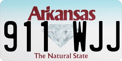 AR license plate 911WJJ