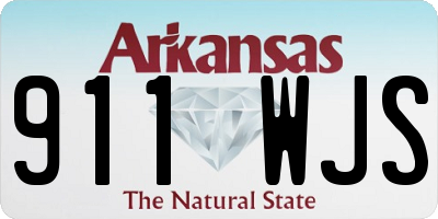 AR license plate 911WJS