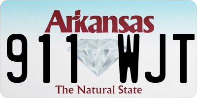 AR license plate 911WJT