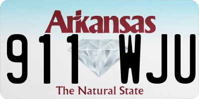 AR license plate 911WJU