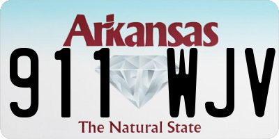 AR license plate 911WJV