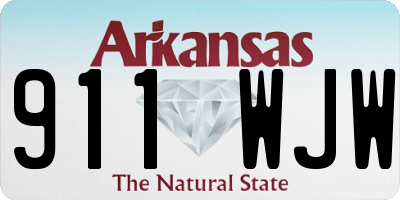 AR license plate 911WJW