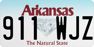 AR license plate 911WJZ