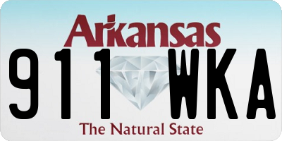AR license plate 911WKA