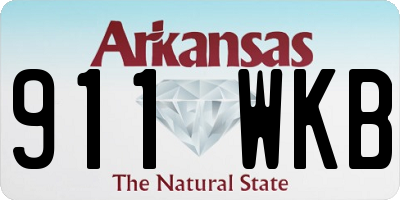AR license plate 911WKB