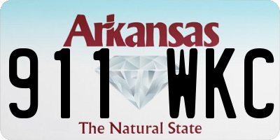 AR license plate 911WKC