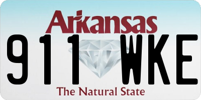AR license plate 911WKE