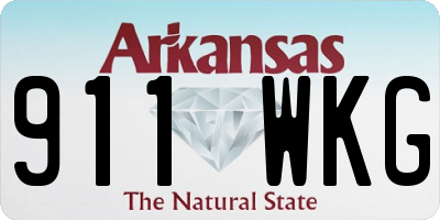 AR license plate 911WKG