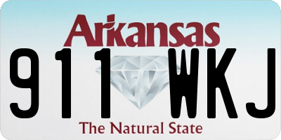 AR license plate 911WKJ