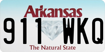 AR license plate 911WKQ