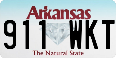 AR license plate 911WKT