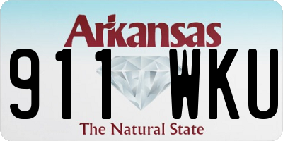 AR license plate 911WKU