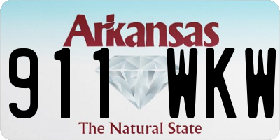 AR license plate 911WKW