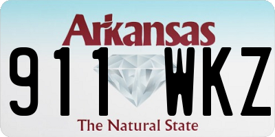 AR license plate 911WKZ