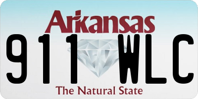 AR license plate 911WLC