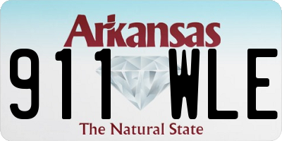 AR license plate 911WLE