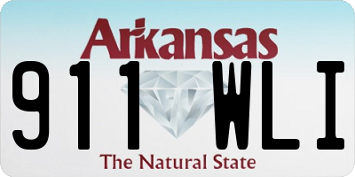 AR license plate 911WLI