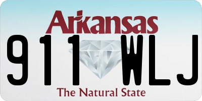 AR license plate 911WLJ
