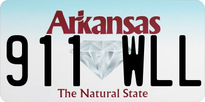 AR license plate 911WLL
