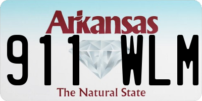 AR license plate 911WLM
