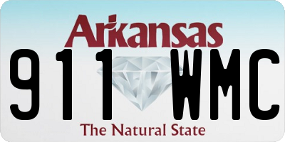 AR license plate 911WMC