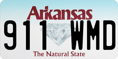 AR license plate 911WMD