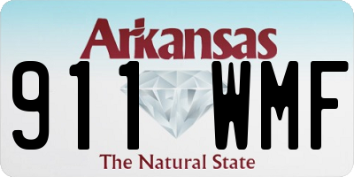 AR license plate 911WMF
