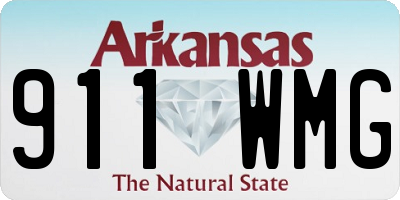 AR license plate 911WMG