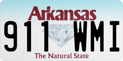AR license plate 911WMI