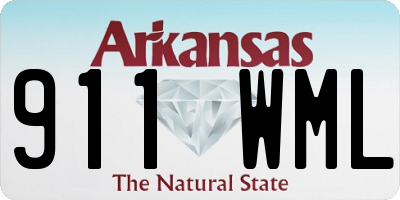 AR license plate 911WML