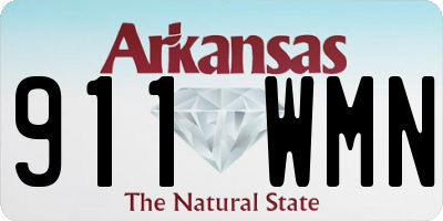 AR license plate 911WMN