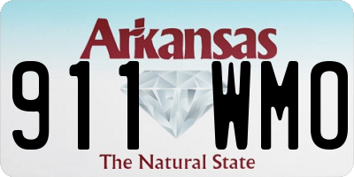 AR license plate 911WMO