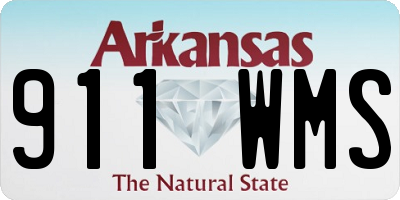 AR license plate 911WMS