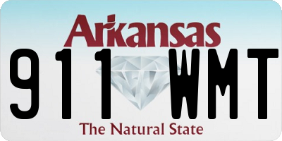 AR license plate 911WMT