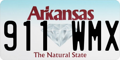 AR license plate 911WMX