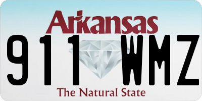 AR license plate 911WMZ