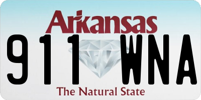 AR license plate 911WNA