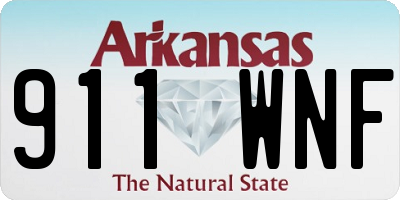 AR license plate 911WNF