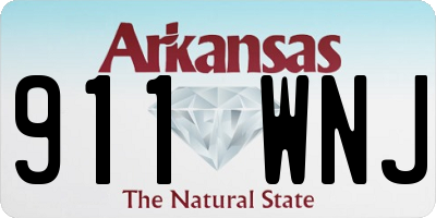 AR license plate 911WNJ