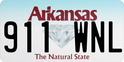AR license plate 911WNL