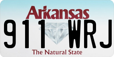 AR license plate 911WRJ