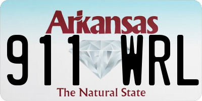 AR license plate 911WRL