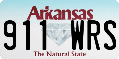 AR license plate 911WRS