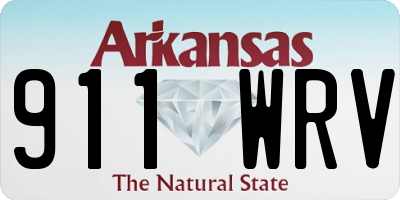 AR license plate 911WRV