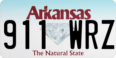 AR license plate 911WRZ